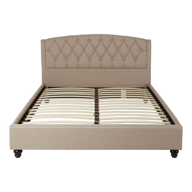 Premier Housewares Josephine Beige King Bed
