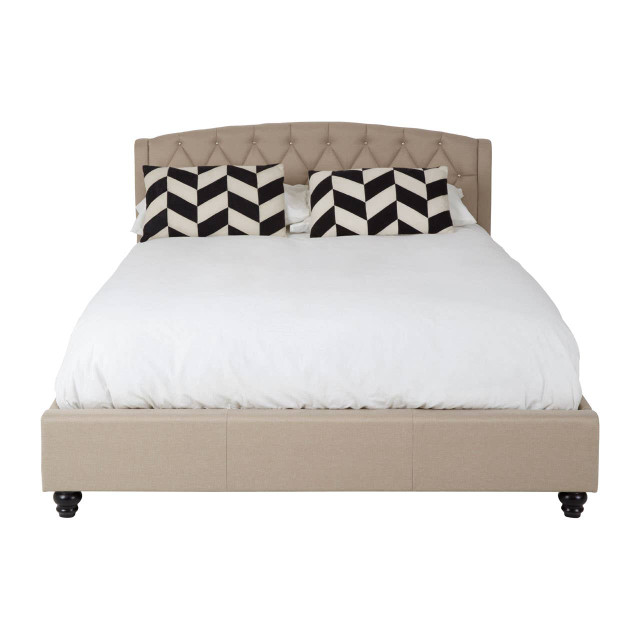 premier housewares Josephine Beige King Bed