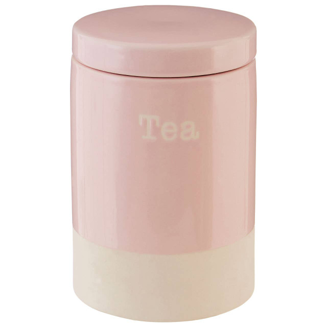 Premier Housewares Jura Pink Tea Canister