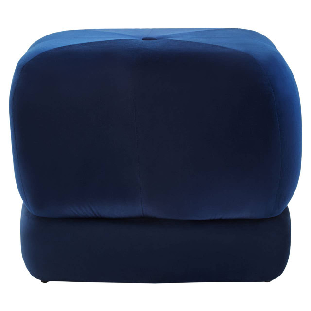 premier housewares Kaia Midnight Blue Velvet Stool