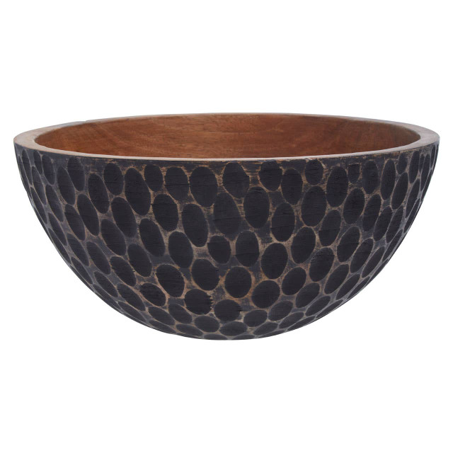 premier housewares Kara Large Mango Wood Bowl