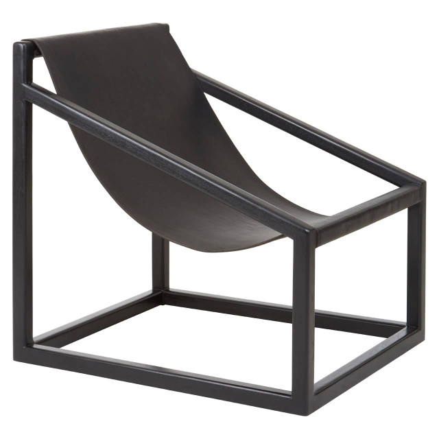 Premier Housewares Kendari Black Cubic Frame Chair