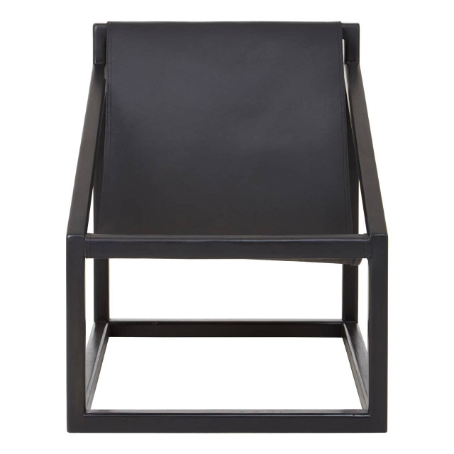 premier housewares Kendari Black Cubic Frame Chair