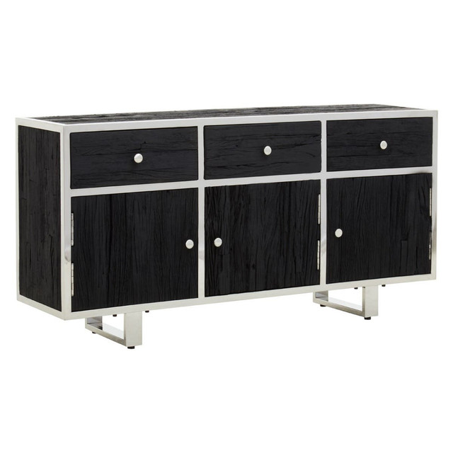 Premier Housewares Kerala Black Sideboard