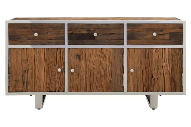 Premier Housewares Kerala Natural Wood Sideboard