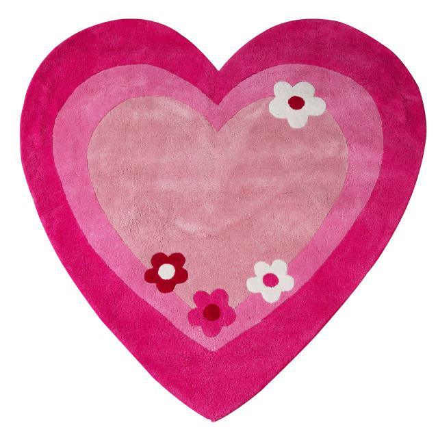premier housewares Kids Love Heart Rug