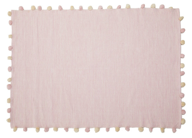 Premier Housewares Kids Rectangular Pink Rug