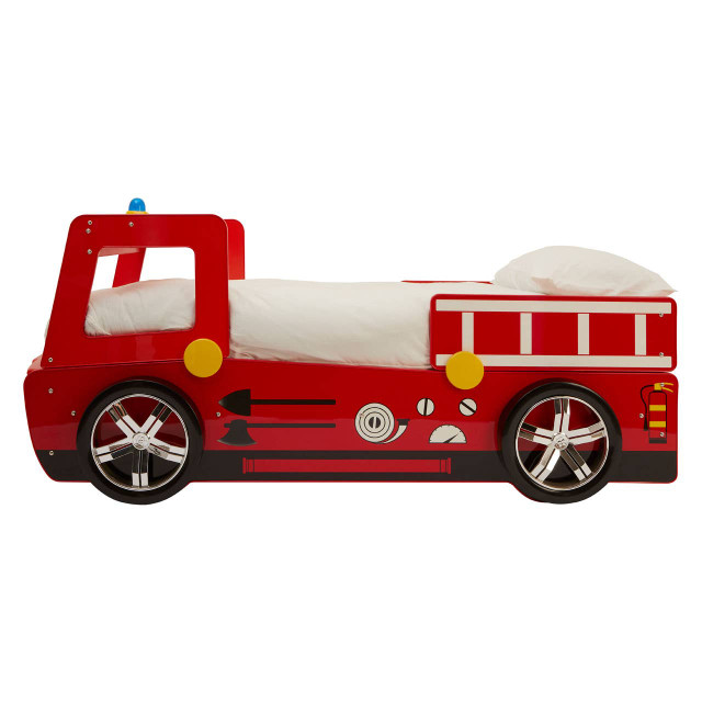 Premier Housewares Kids Red Fire Engine Bed