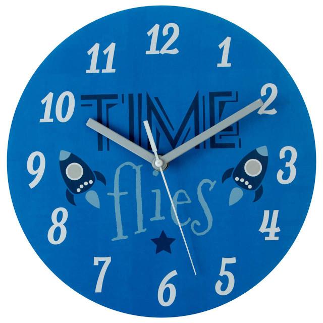 premier housewares Kids Time Flies Wall Clock