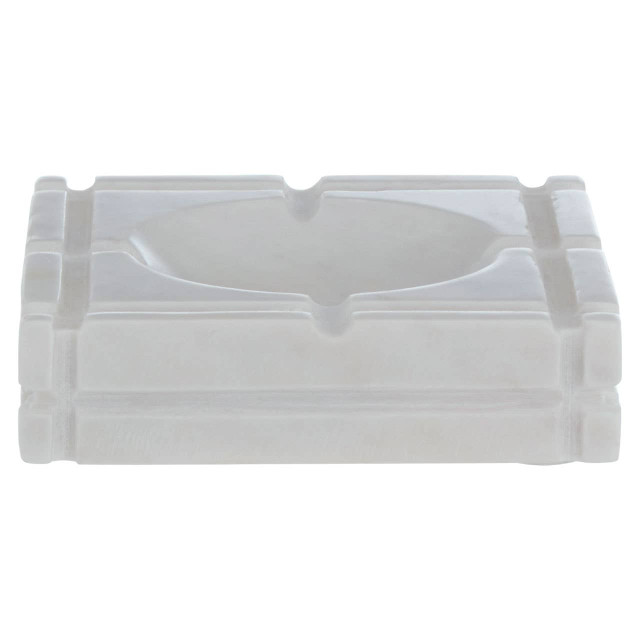 Premier Housewares Kira White Marble Ashtray