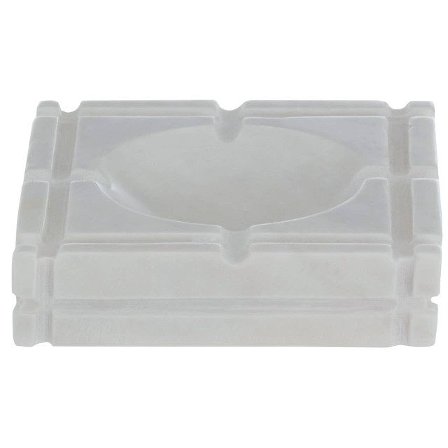 Premier Housewares Kira White Marble Ashtray