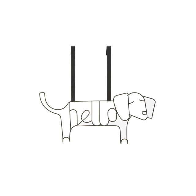 Premier Housewares Kirby Black Sausage Dog Hanger