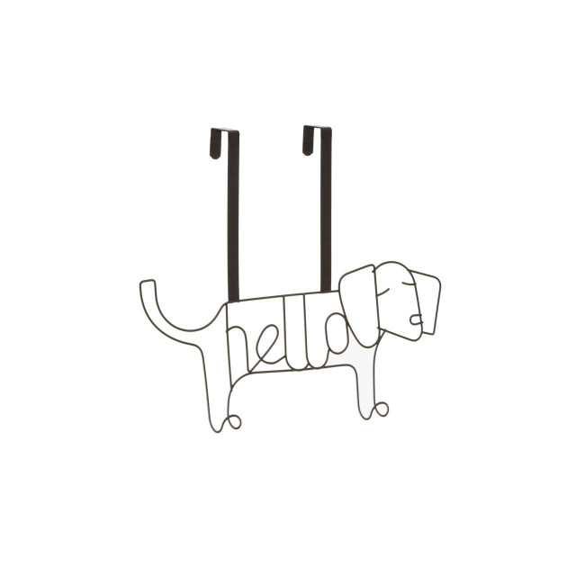 Premier Housewares Kirby Black Sausage Dog Hanger