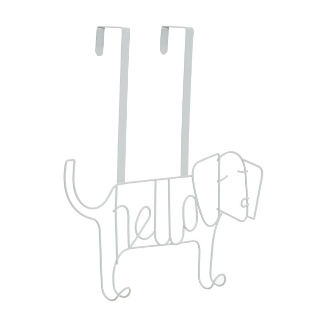 Premier Housewares Kirby White Sausage Dog Hanger