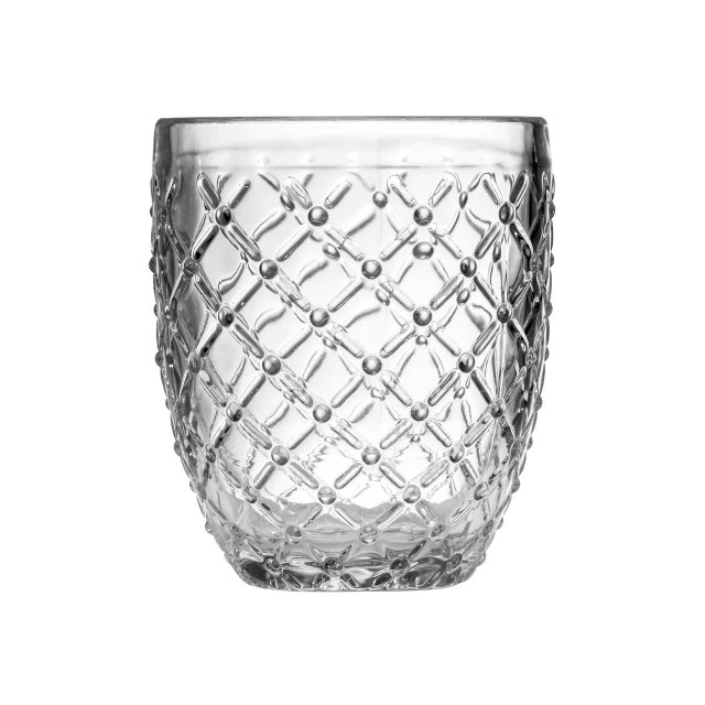Premier Housewares Knit Mixer 330ml Glass Tumbler
