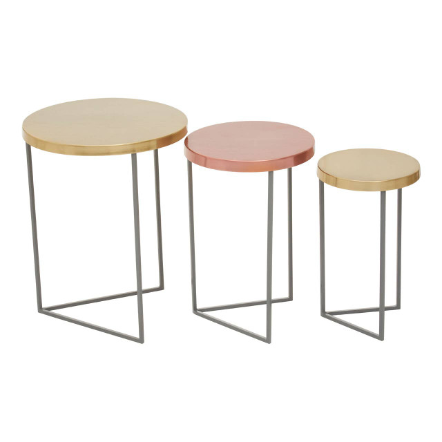 Premier Housewares Kobra Set Of Three Tables