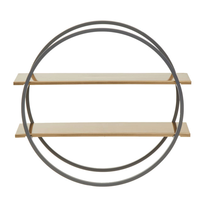 premier housewares Kobra Two Tier Wall Shelf
