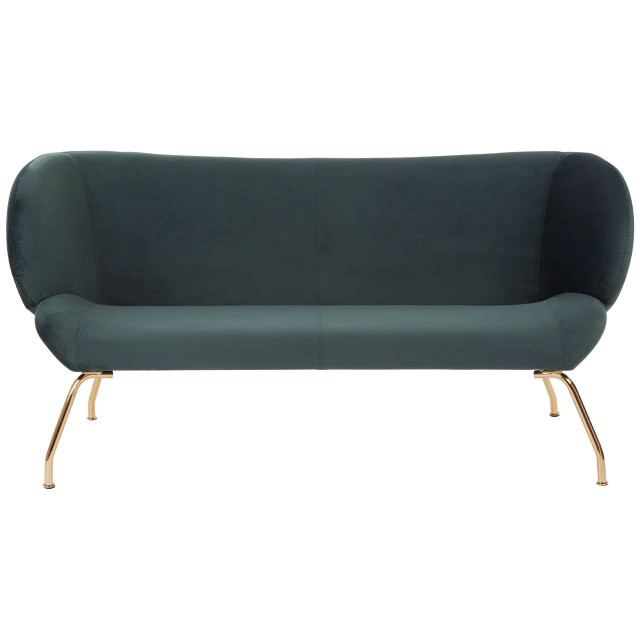 Premier Housewares Kolding 2 Seat Green Sofa