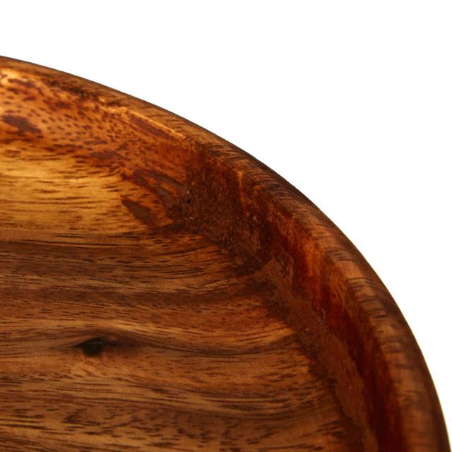 Premier Housewares Kora Acacia Large Round Plate
