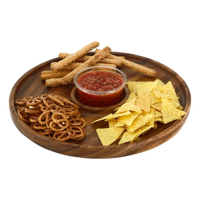Premier Housewares Kora Acaia Chip And Dip Dish