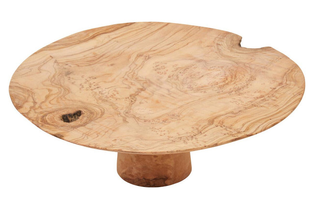 premier housewares Kora Olive Wood Cake Stand