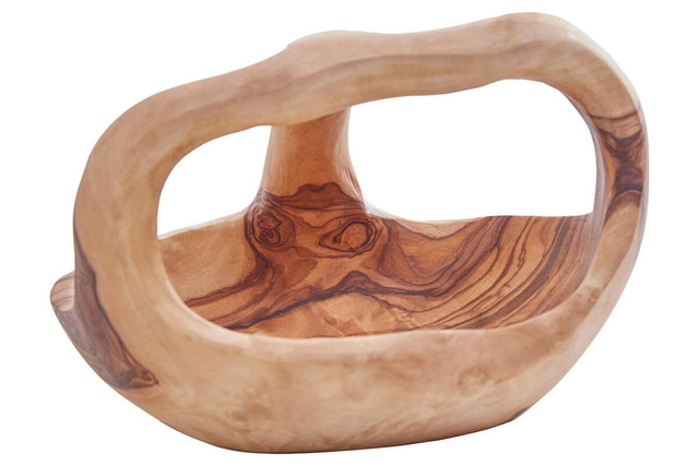 Premier Housewares Kora Olive Wood Fruit Bowl