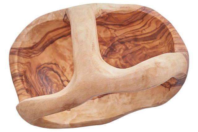 Premier Housewares Kora Olive Wood Fruit Bowl