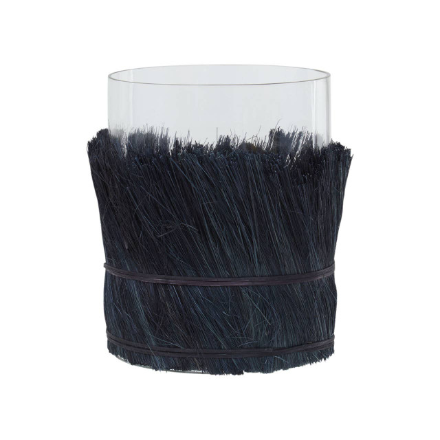 premier housewares Kuta Black Large Candle Holder