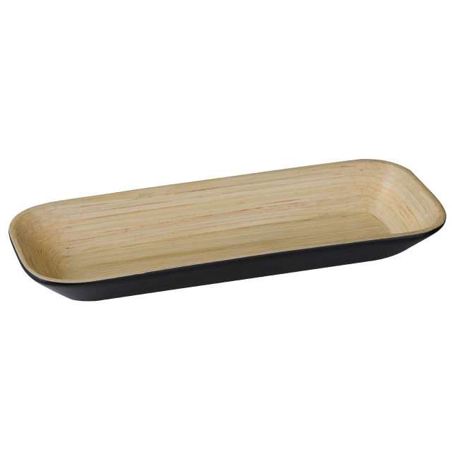 premier housewares Kyoto Matt Black Large Tray