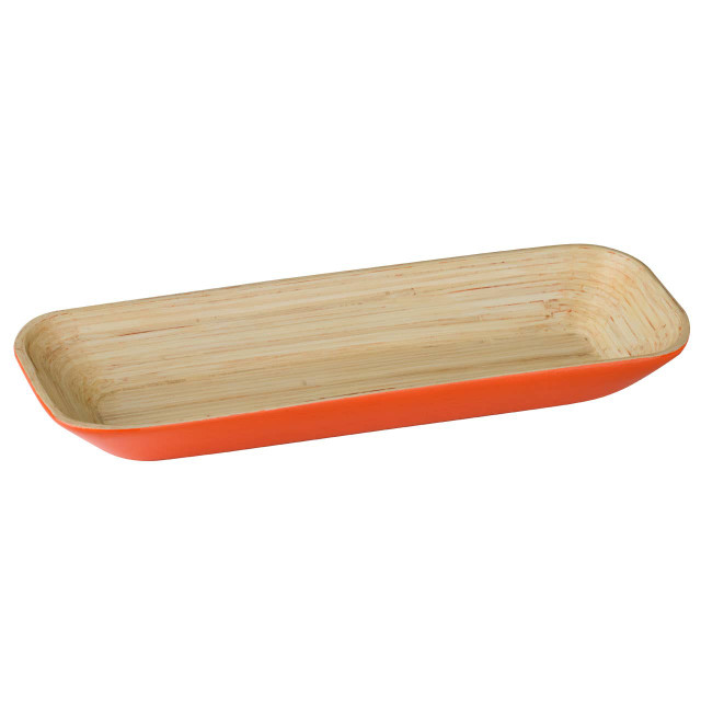premier housewares Kyoto Orange Large Tray