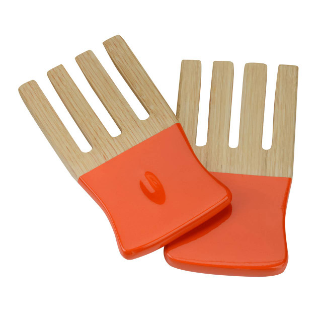 Premier Housewares Kyoto Orange Salad Hand Servers