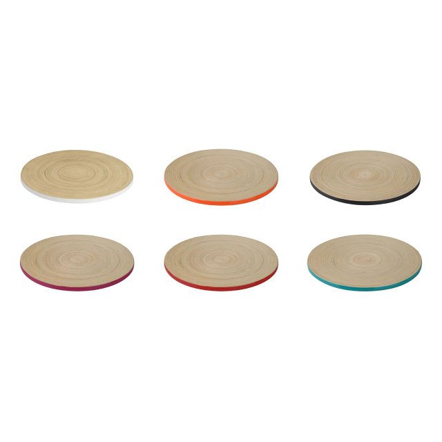 Premier Housewares Kyoto Raspberry Bamboo Placemat