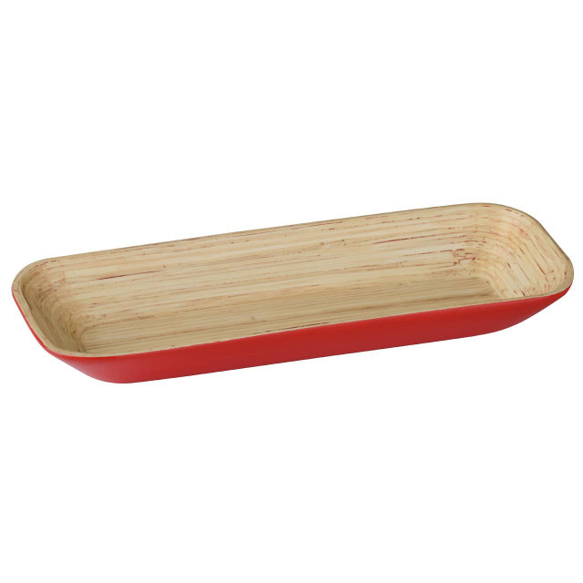 premier housewares Kyoto Red Large Tray