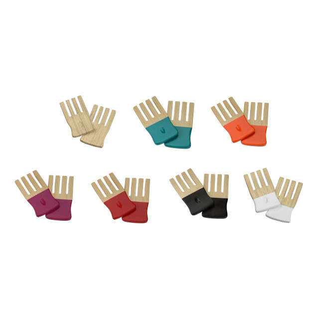 Premier Housewares Kyoto Red Salad Hand Servers