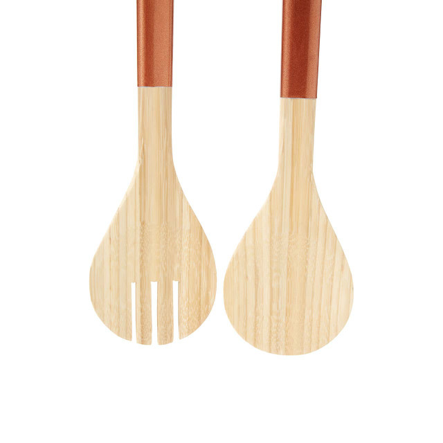 Premier Housewares Kyoto Rose Gold Salad Servers