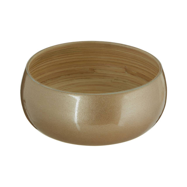 Premier Housewares Kyoto Round Small Gold Bowl