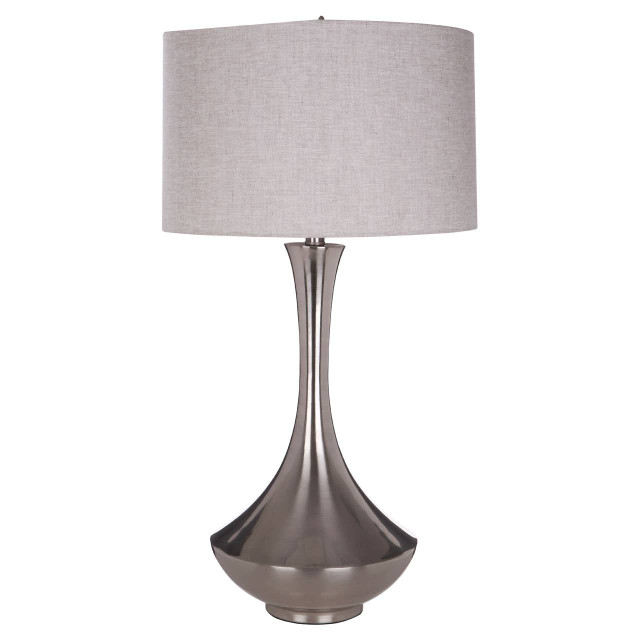 Premier Housewares Lana Chrome Table Lamp
