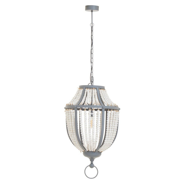 Premier Housewares Lapiz White Grey Chandelier