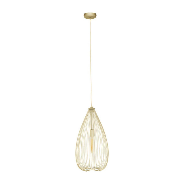 Premier Housewares Lavis Gold Iron Pendant Light