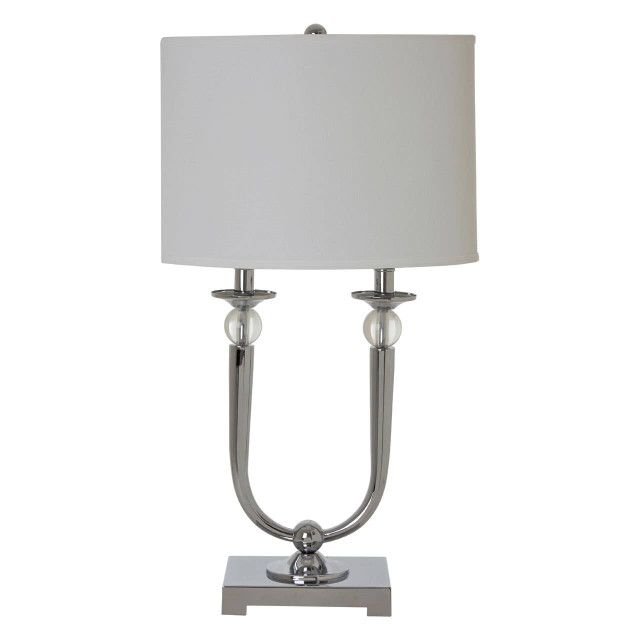 premier housewares Lene Chrome Table Lamp