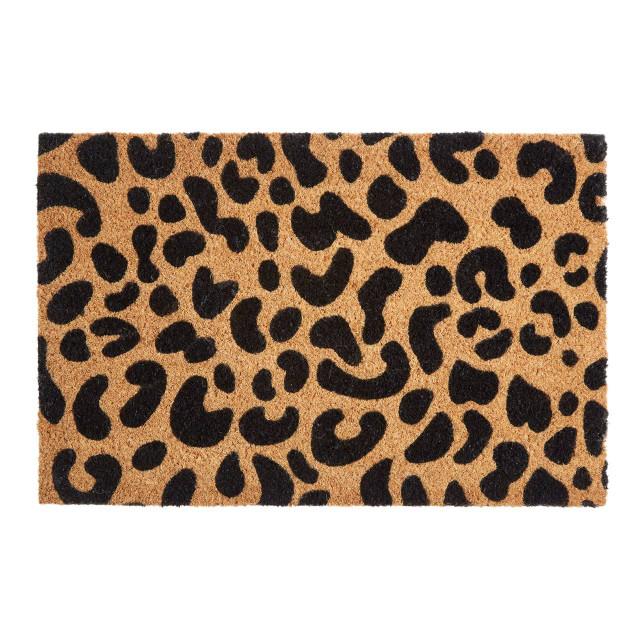premier housewares Leopard Print Coir Doormat