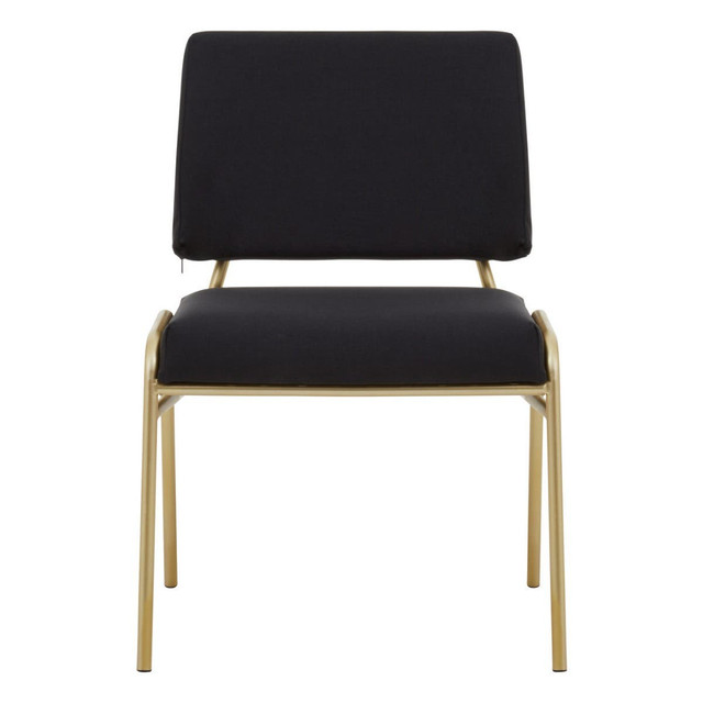Premier Housewares Lexa Black Linen Chair