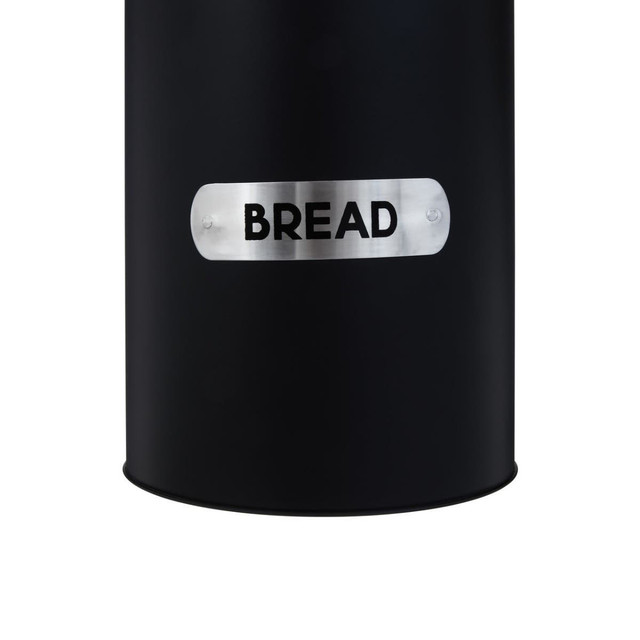 Premier Housewares Liberty Black Enamel Bread Bin