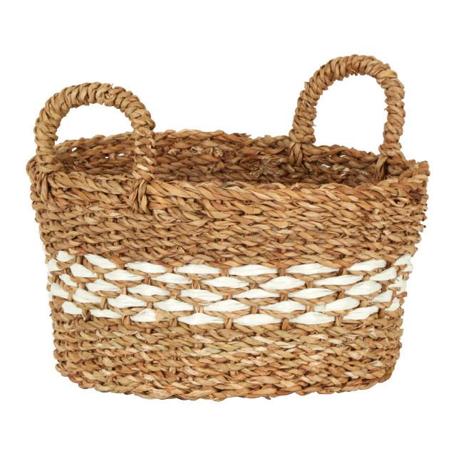 Premier Housewares Lidi Round Seagrass Basket