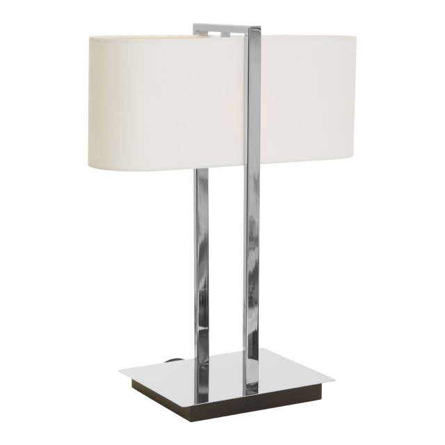 premier housewares Lilian Chrome Finish Table Lamp