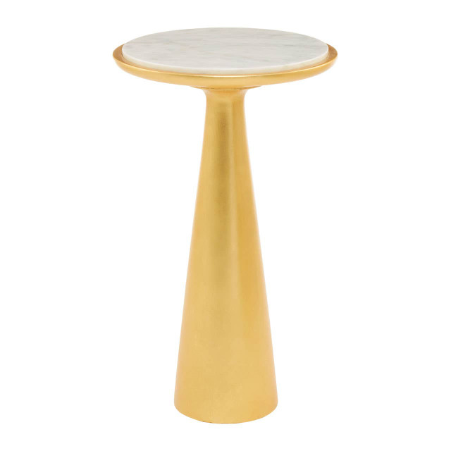 premier housewares Lino Large Gold Side Table