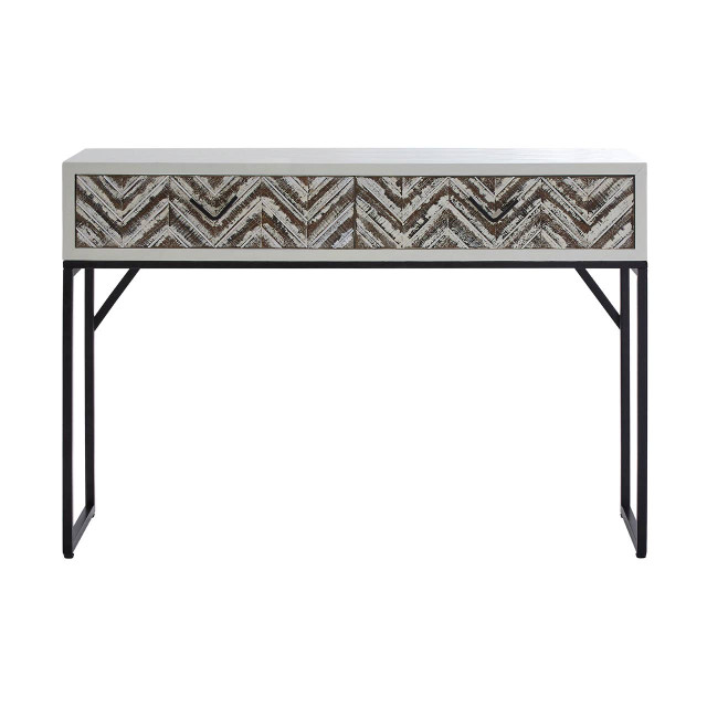 Premier Housewares Lombok 2 Drawer Console Table