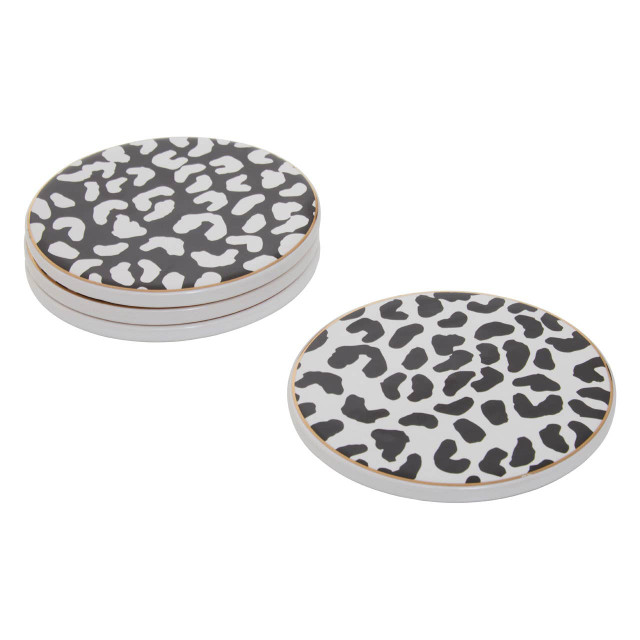 Premier Housewares London Leo Set Of Four Coasters