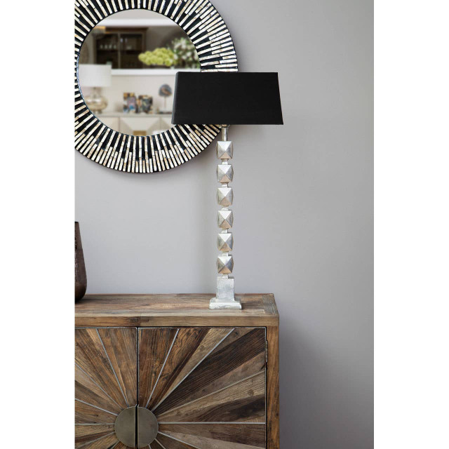 Premier Housewares Macey Faceted Table Lamp