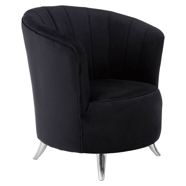 Premier Housewares Maci Black Tub Chair